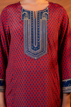 Juniper Noor Jaal Printed Long Kurta - Distacart