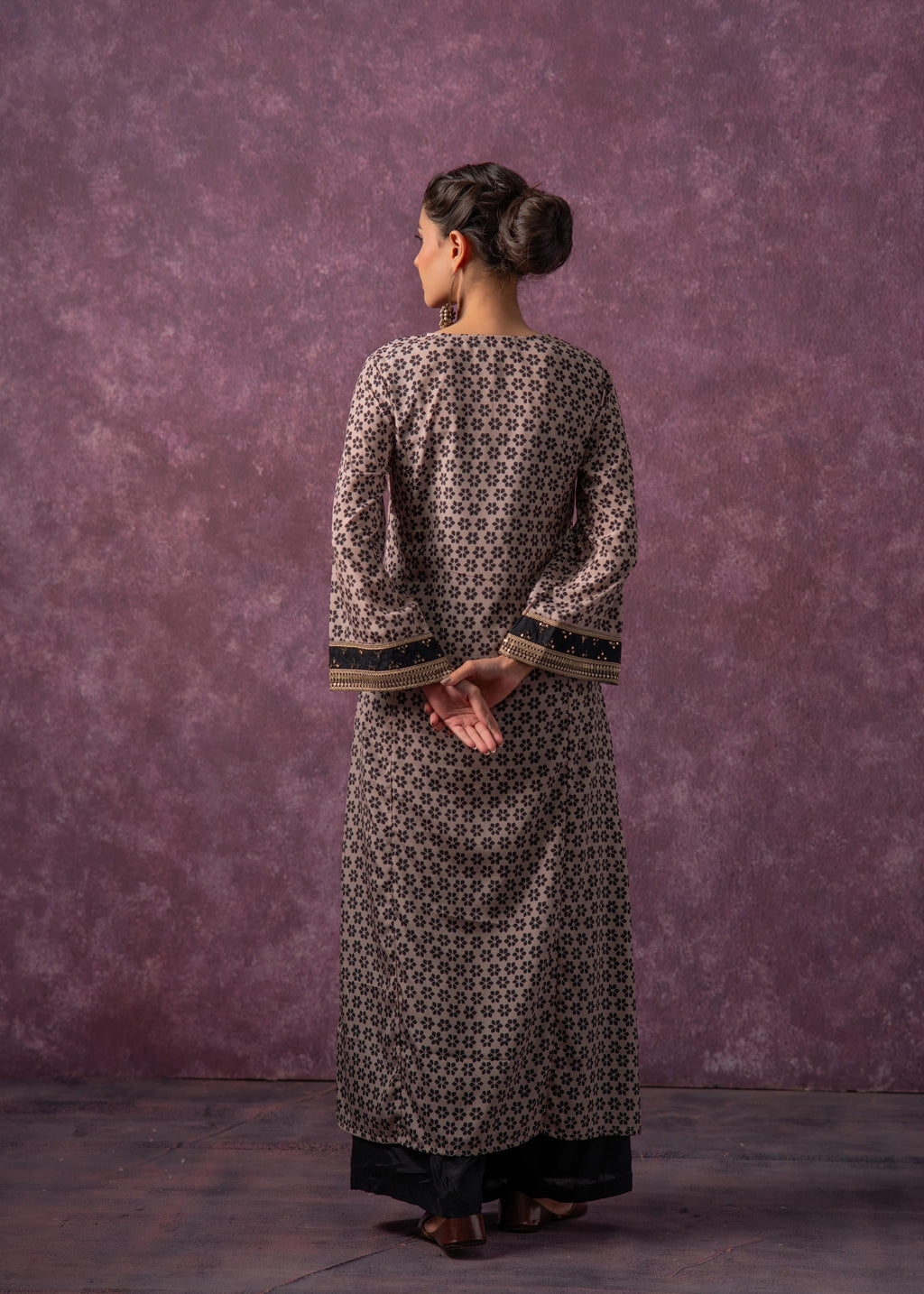 Juniper Noor Jaal Printed Long Kurta - Distacart