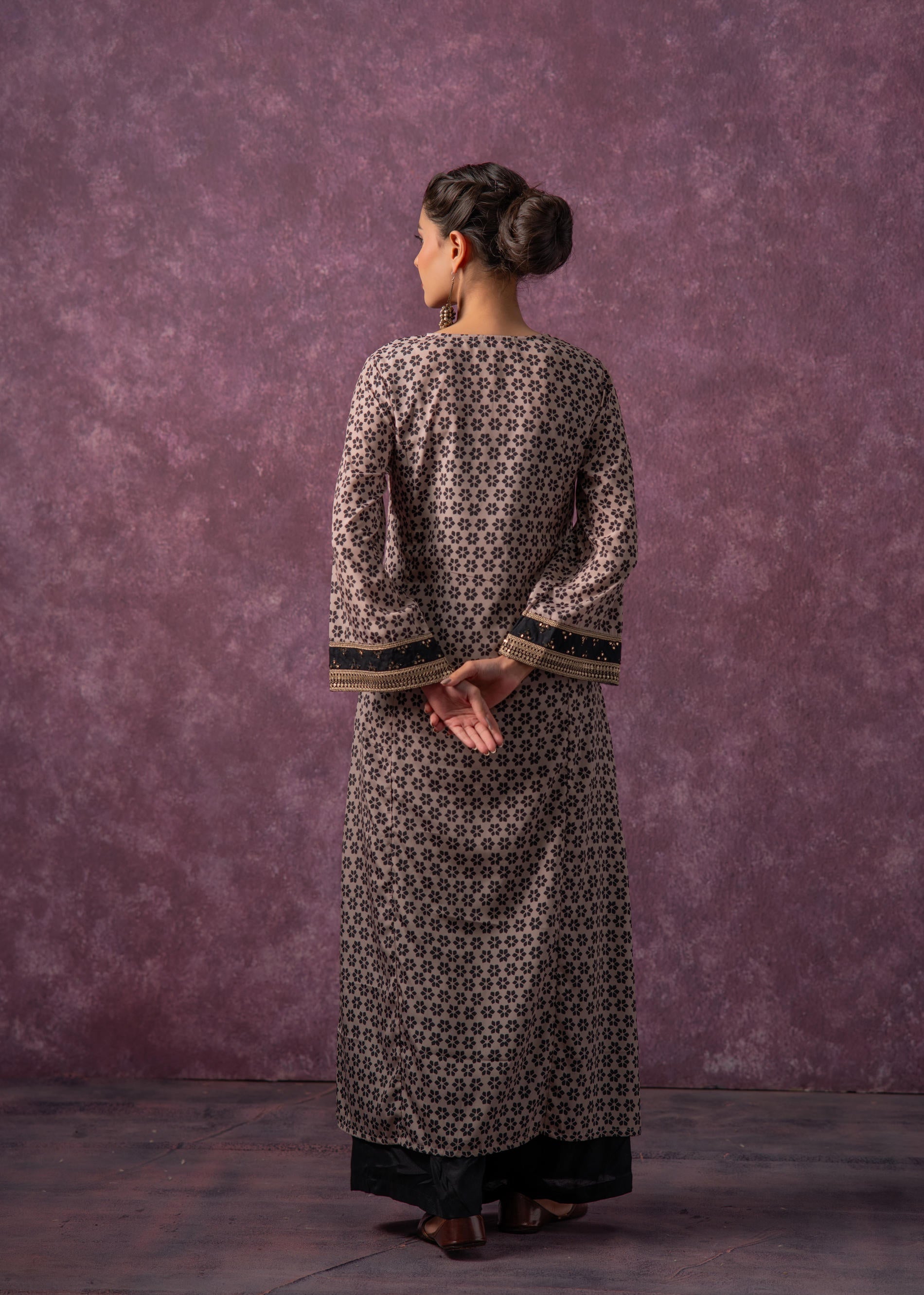 Juniper Noor Jaal Printed Long Kurta - Distacart