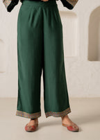 Juniper Emerald Mughal Motif Printed Kurta Set With Dupatta - Distacart