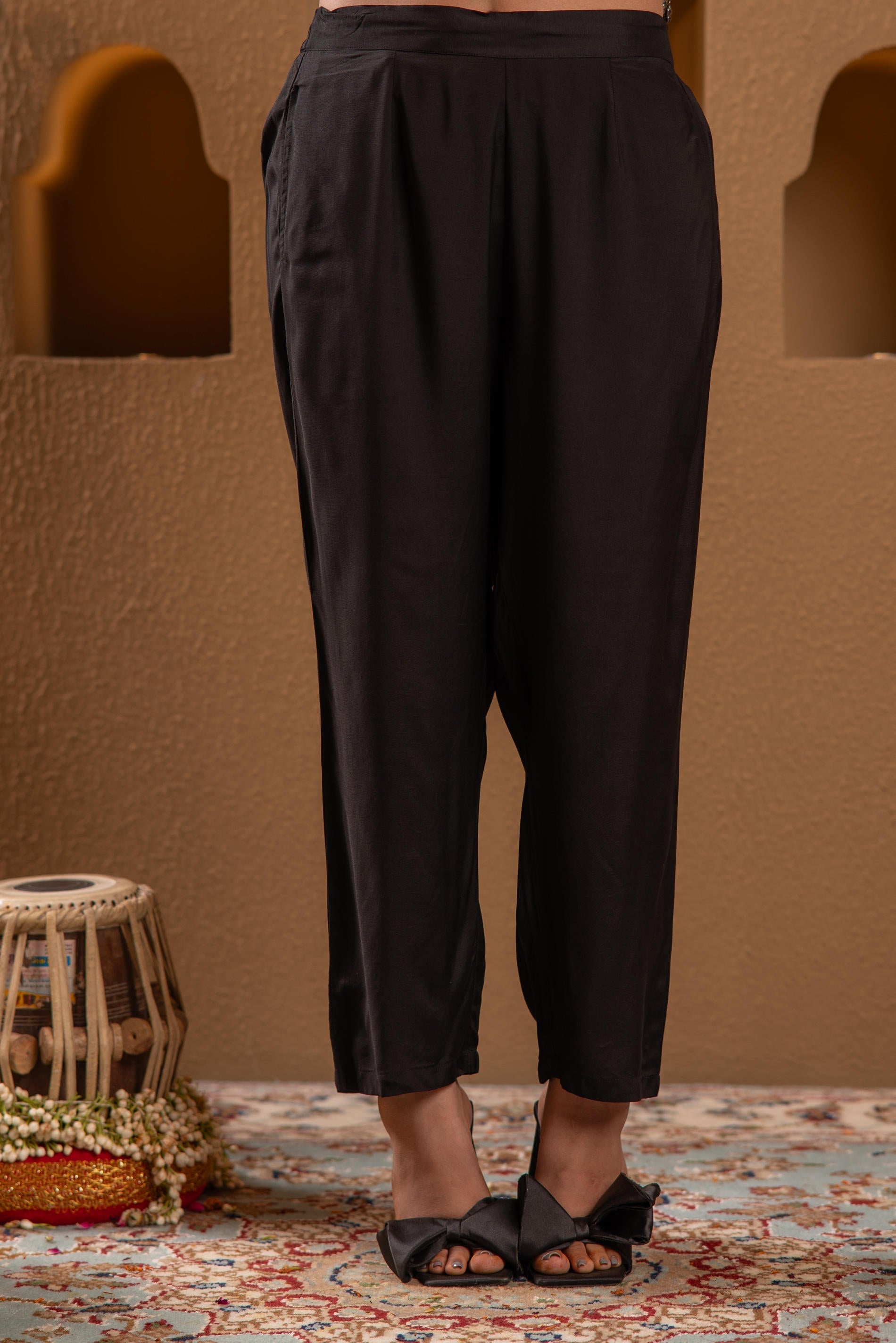 Juniper Midnight Muse Kurta Pant And Dupatta Set - Distacart