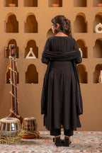 Juniper Midnight Muse Kurta Pant And Dupatta Set - Distacart