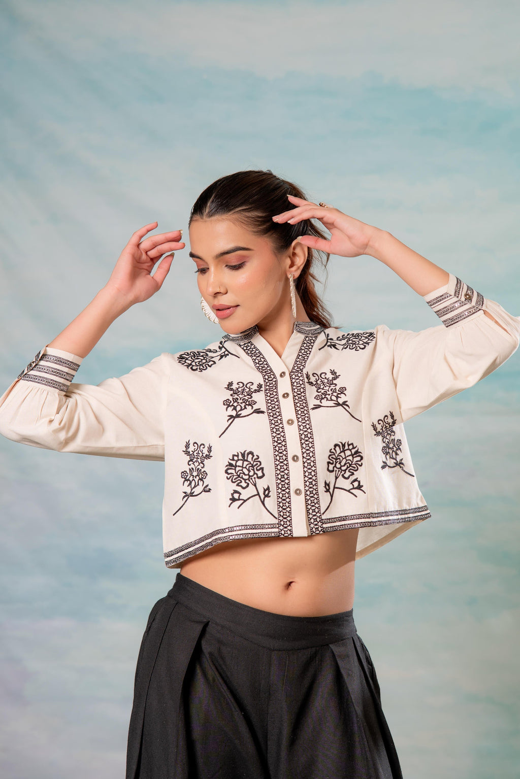 Juniper White Noir Flora Modern Set - Distacart