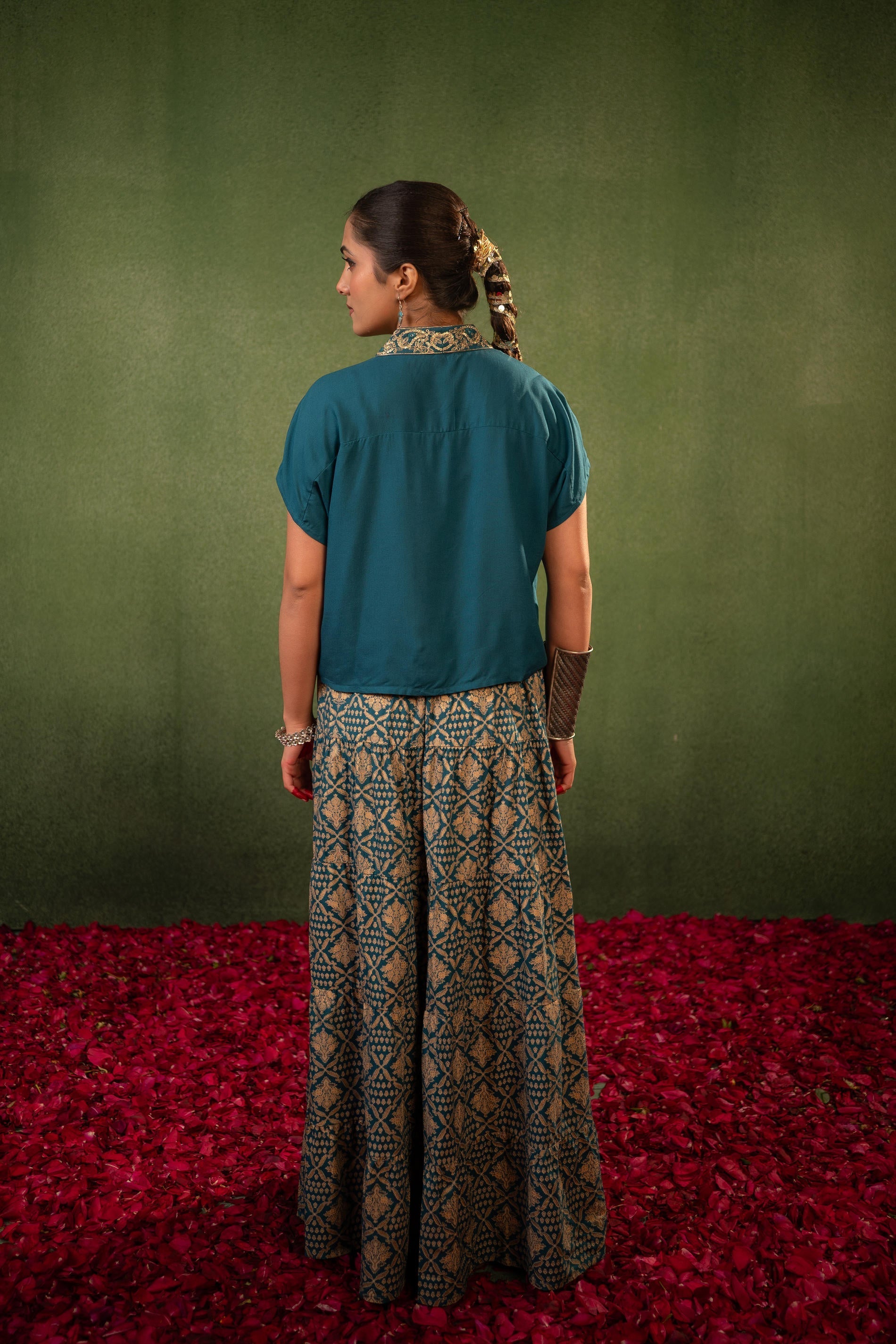 Juniper Virasat Printed Skirt Set - Distacart