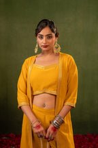 Juniper Mustard Aura Co-Ord Set - Distacart