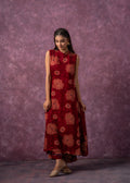 Juniper Women's Fuchsia Floral Printed Kurta With Pant Set - Distacart