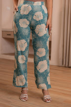 Juniper Women'S Mint Floral Printed Co-Ord Set With Button Details - Distacart