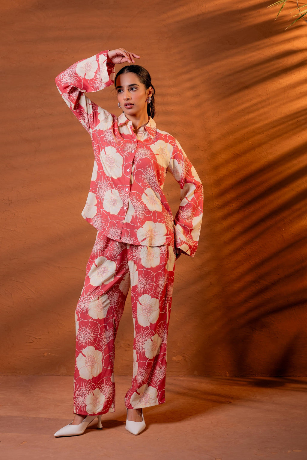 Juniper Women Relaxed Fit Floral Printed Co-Ord Set - Distacart
