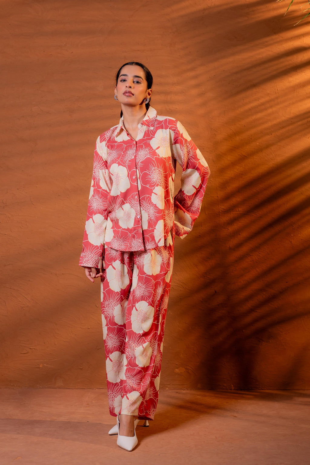Juniper Women Relaxed Fit Floral Printed Co-Ord Set - Distacart