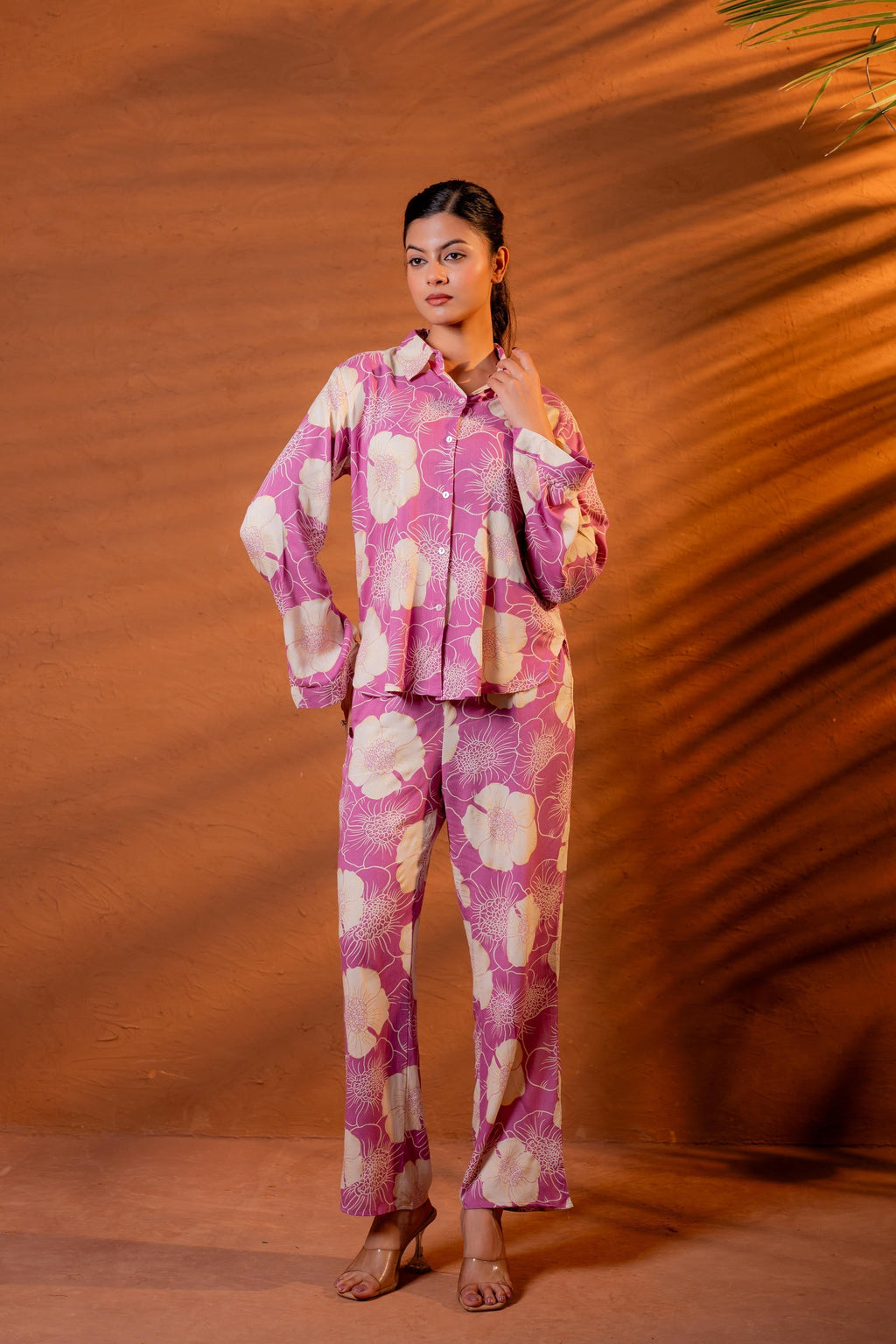 Juniper Women Relaxed Fit Floral Printed Co-Ord Set - Distacart