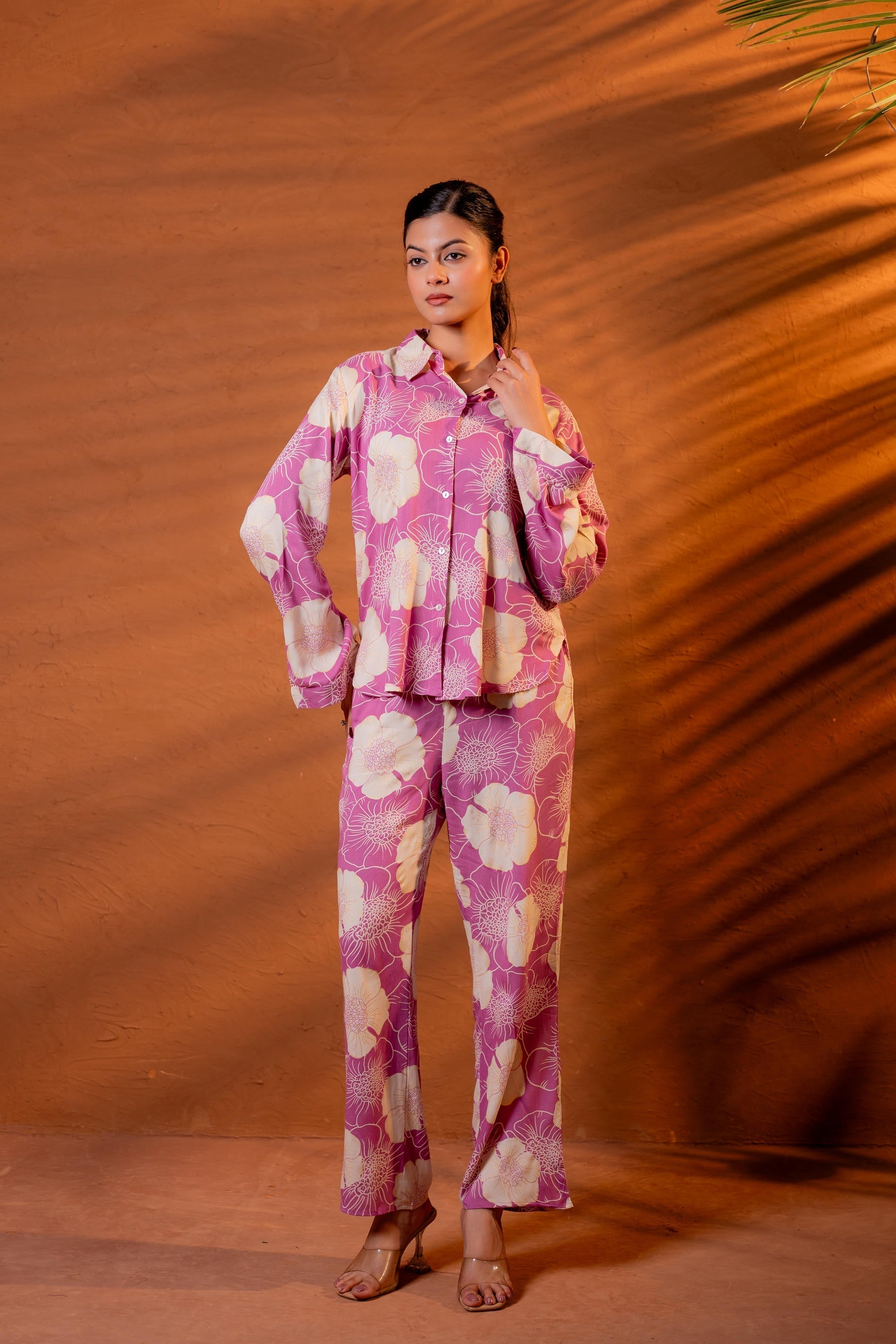 Juniper Women Relaxed Fit Floral Printed Co-Ord Set - Distacart