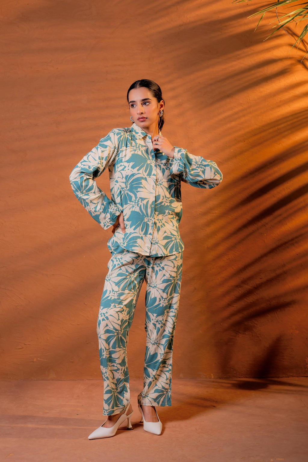 Juniper Women Relaxed Fit Floral Printed Co-Ord Set - Distacart