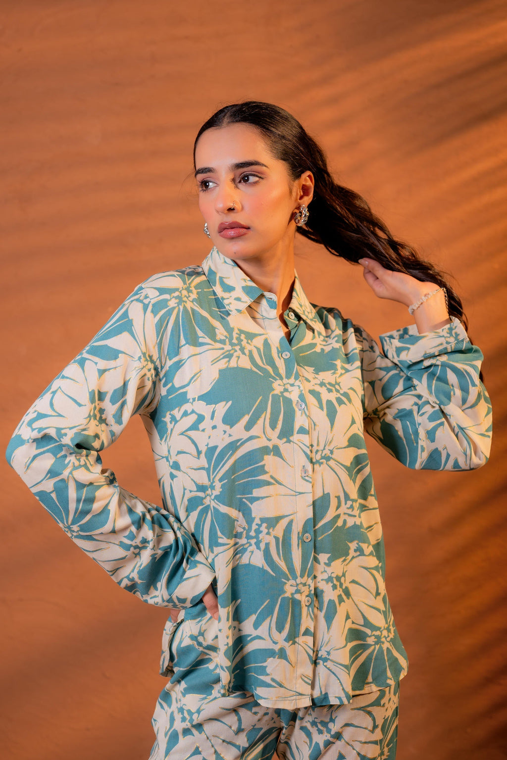 Juniper Women Relaxed Fit Floral Printed Co-Ord Set - Distacart