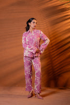 Juniper Women Relaxed Fit Floral Printed Co-Ord Set - Distacart