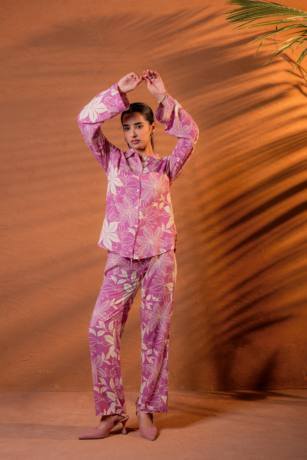 Juniper Women Relaxed Fit Floral Printed Co-Ord Set - Distacart