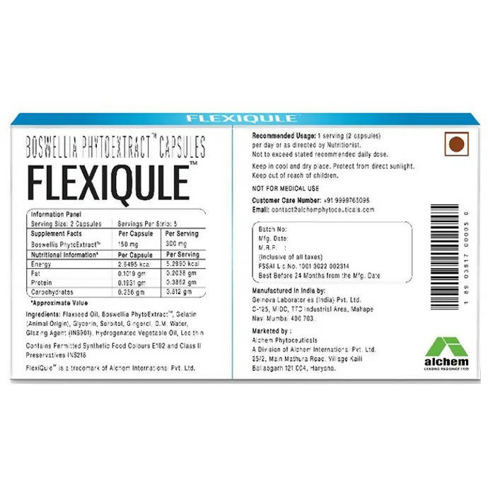 Alchem Life Flexiqule Capsules - Distacart