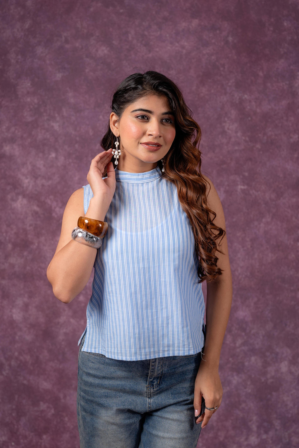 Juniper Urban Stripe Breeze Top - Distacart