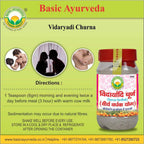 Basic Ayurveda Vidaryadi Churna (Veerya-Vardhak) Directions