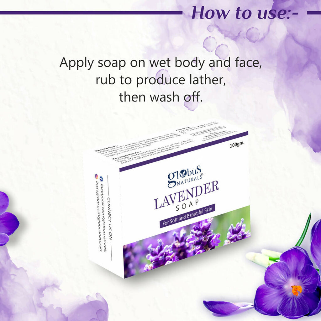 Globus Naturals Lavender Soap