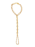 Ruby Raang Gold Kundan Haath Phool - Distacart
