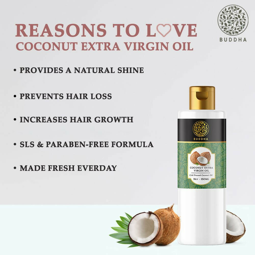 Buddha Natural Cold Pressed Extra Virgin Coconut Oil - Distacart