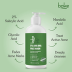 Bake 5% AHA BHA Face Wash With Salicylic Acid