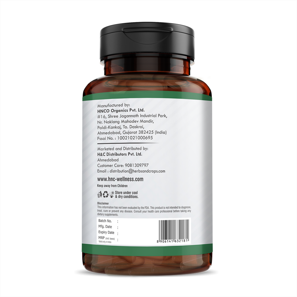 H&C Herbal Bromelain Veg Capsules - Distacart