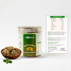 Sorich Organics Pudina Seeds Cracker – Crispy & Healthy Snack with Pudina Masala Twist - Distacart