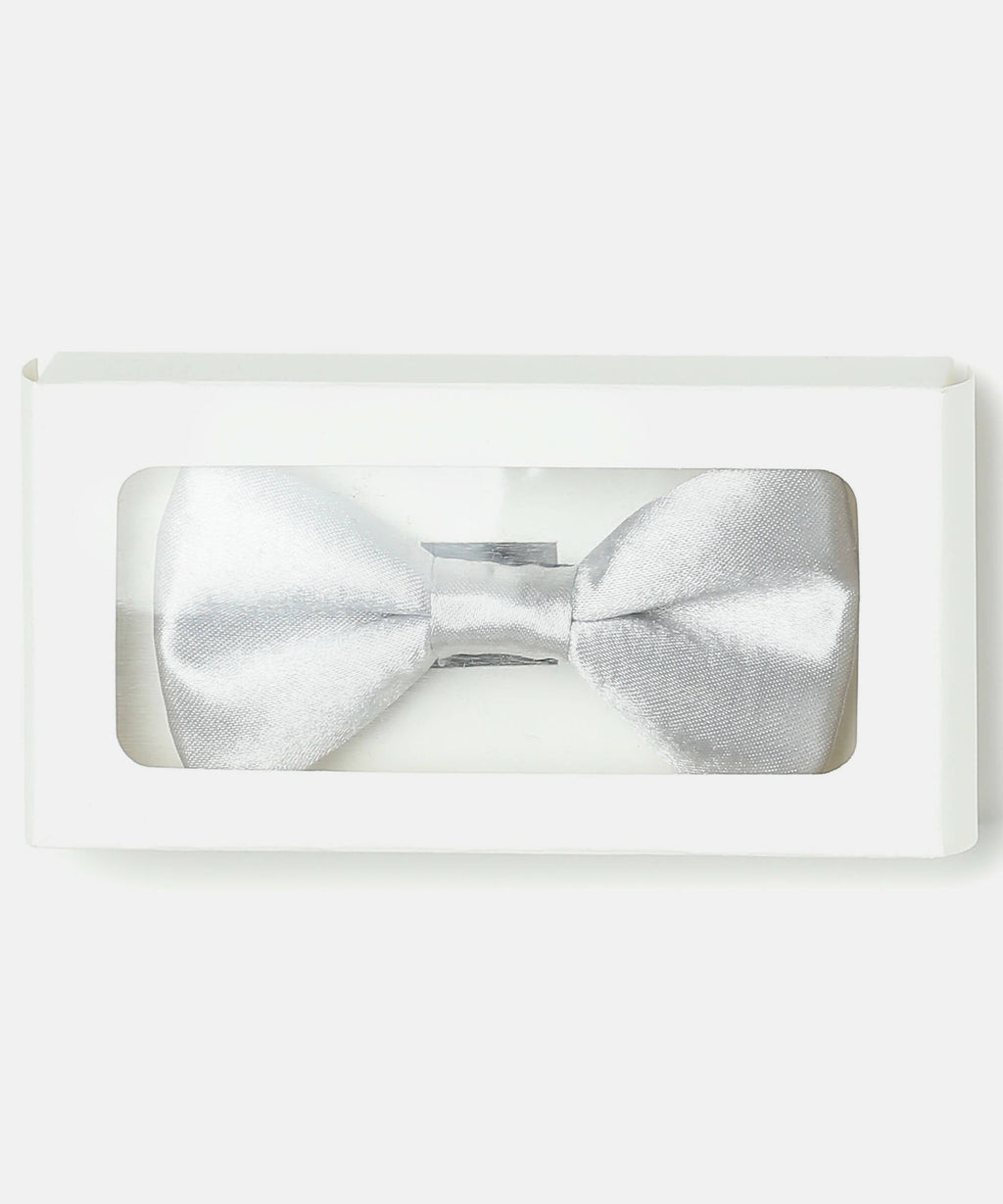 Manet Boys Solid Single Layer Bow - Silver