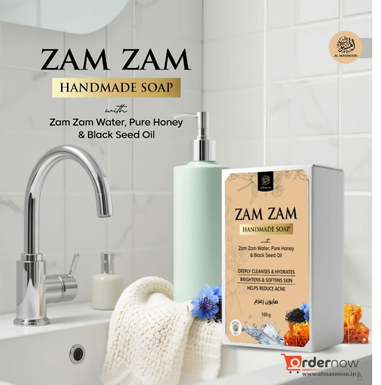 Al Masnoon Zam Zam Handmade Soap with Pure Honey