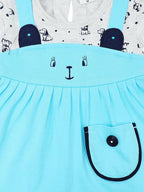 NammaBaby Baby Girl's A-Line Mini Frock Dress - Blue