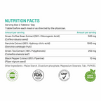 Bliss Welness Green Tea + Garcinia + Green Coffee Bean Extract Tablets - Distacart