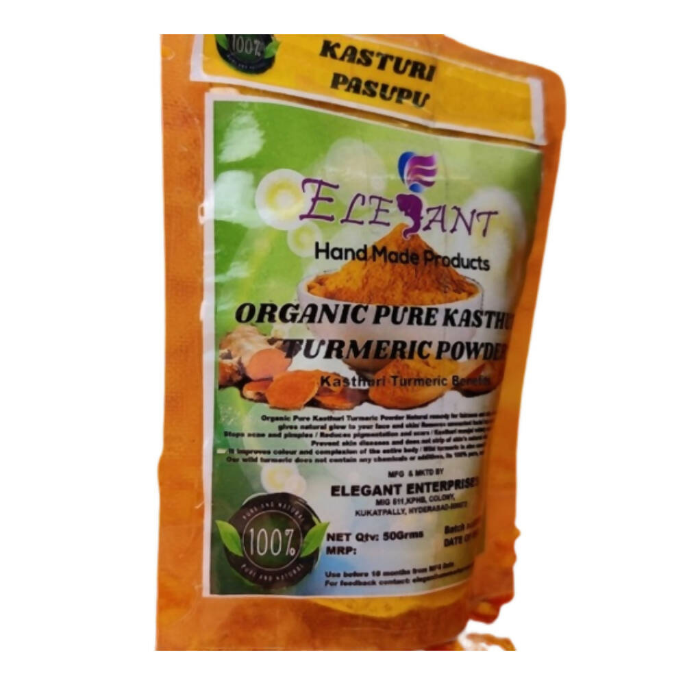 Elegant Organic Pure Kasturi Turmeric Powder