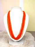 Inhanns Crystal Beads Luxe Edition – Multi-Layered Necklace - Orange