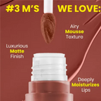 NY Bae Velvet Mousse Liquid Lipstick - Spicy Rust 06 - Distacart