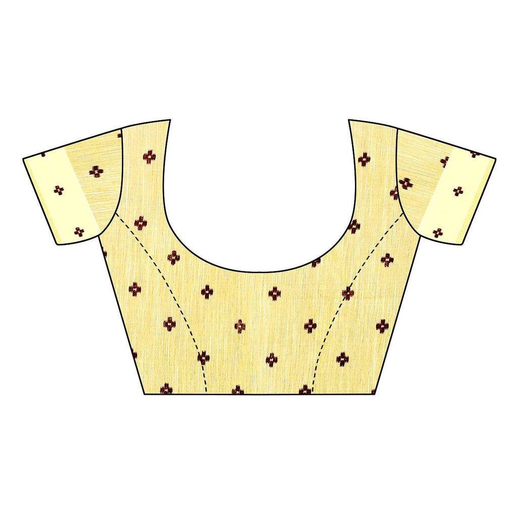 Vamika Linen Satin Border Yellow Bollywood Style Saree - Distacart