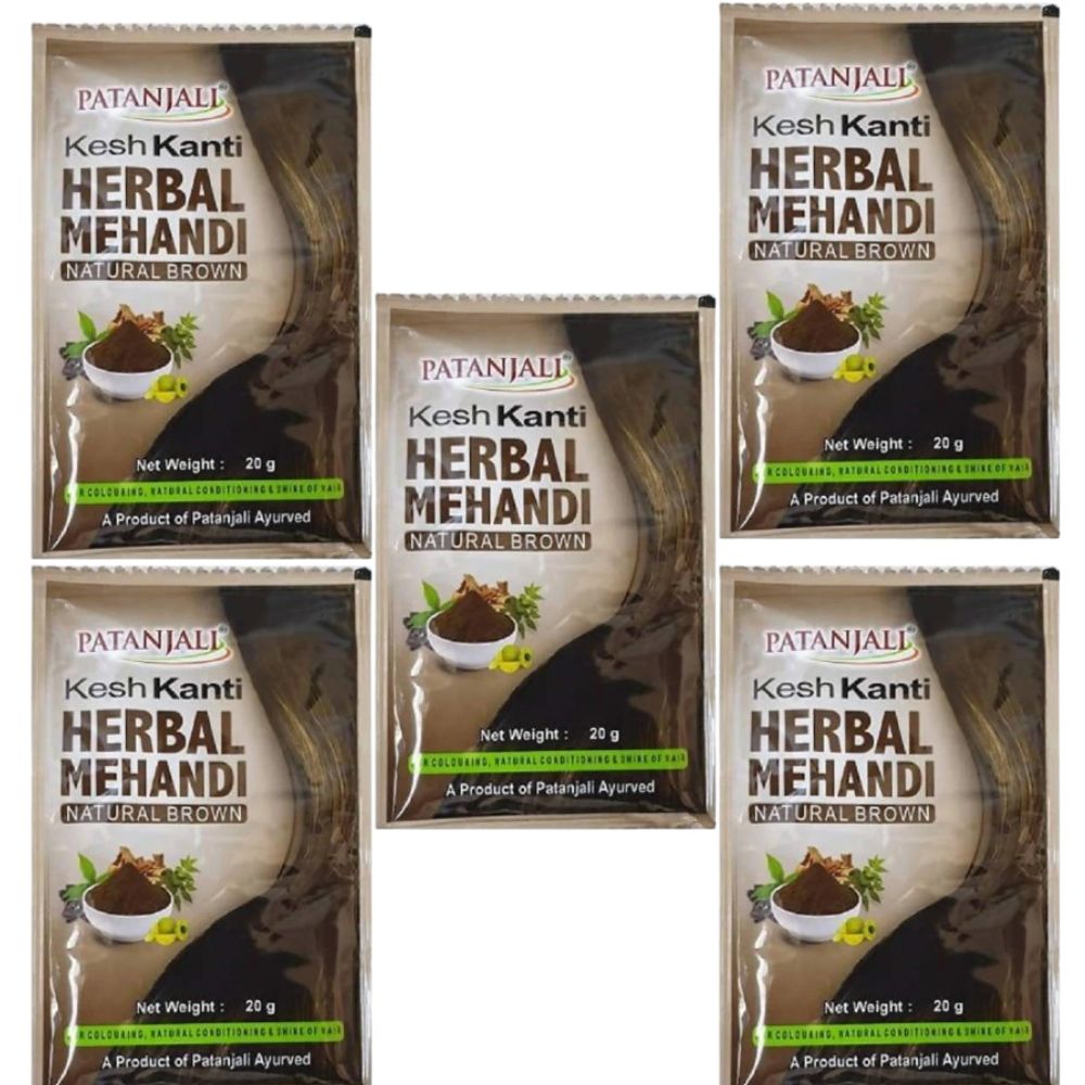 Patanjali Kesh Kanti Herbal Mehandi (Natural Brown) - Distacart