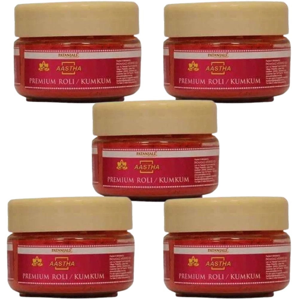 Patanjali Aastha Premium Roli / Kumkum (25 gm) - Distacart