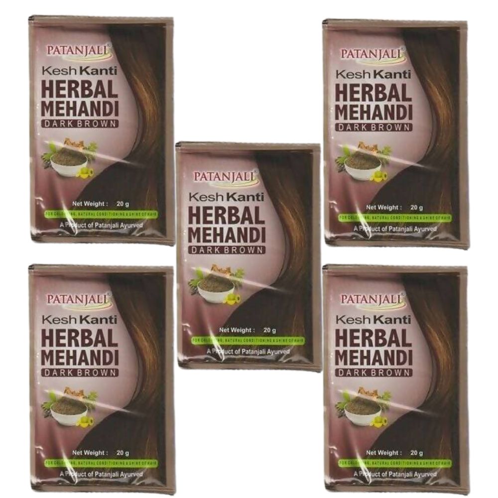 Patanjali Kesh Kanti Herbal Mehandi Dark Brown - Distacart