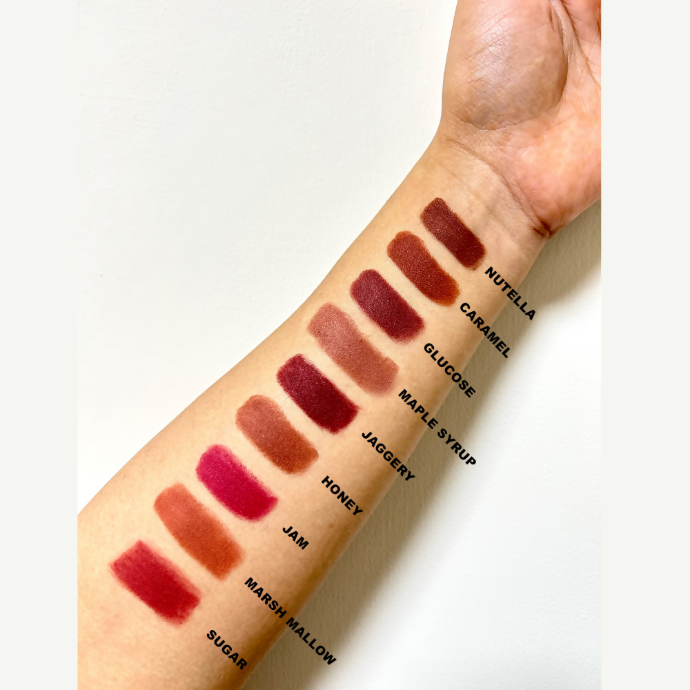 Love Earth Satin Matte Lipstick - Maple Syrup