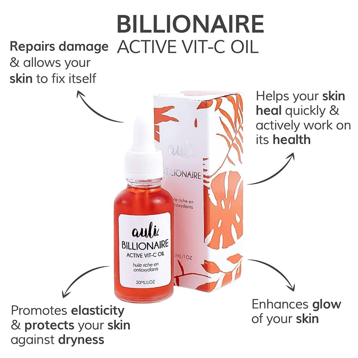 Auli Billionaire Damage Repair/Antioxidant Rich Facial Oil (Vitamin C)