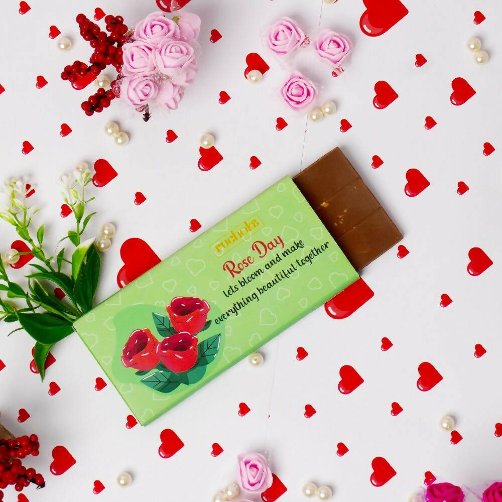 Dibha Ruchoks Valentines Special Roasted Almond Chocolate Bars