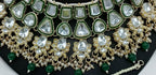 Jewel City Kundan Choker Set with Pearl Tassels - Premium Glass Cut Stone Wedding Collection
