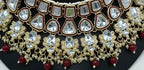 Jewel City Kundan Choker Set with Pearl Tassels - Premium Glass Cut Stone Wedding Collection