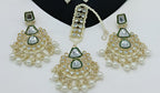 Jewel City Kundan Choker Set with Pearl Tassels - Premium Glass Cut Stone Wedding Collection