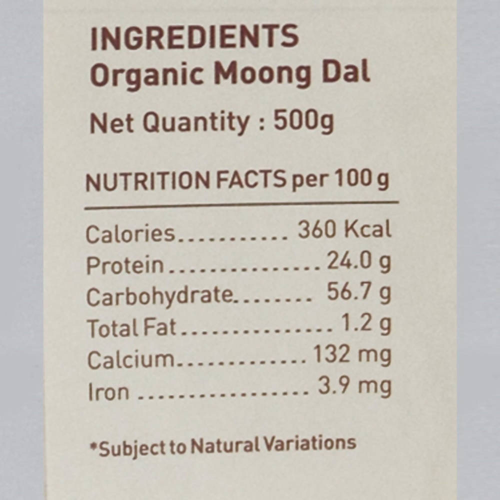 Moong Dal Organic 