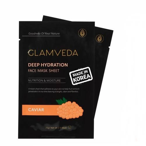 Glamveda Caviar Rejuvenate & Protecting Sheet Mask Pack