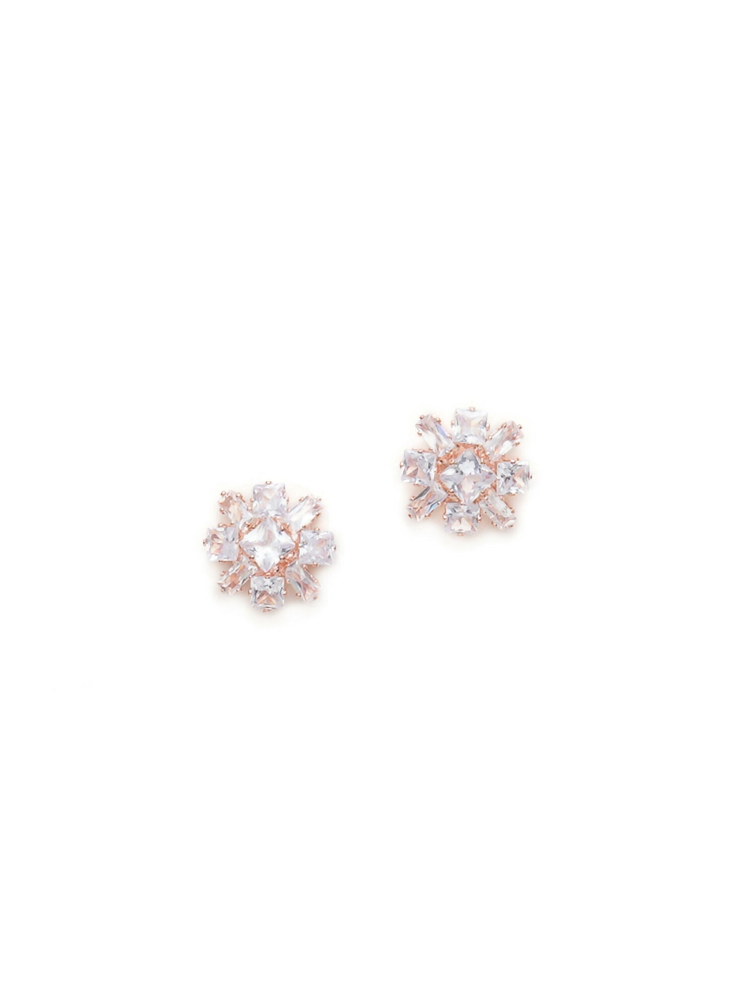stone stud (Rose gold) - Ruby Raang - Distacart