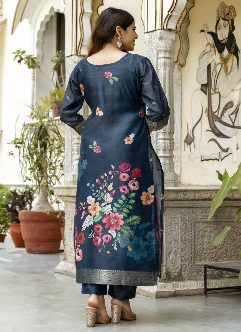 Vegaa Fashion Grey Viscose Silk Beads Work Desginer Suit - Distacart