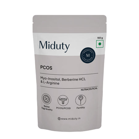 Miduty by Palak Notes PCOS Periods Fertility Powder